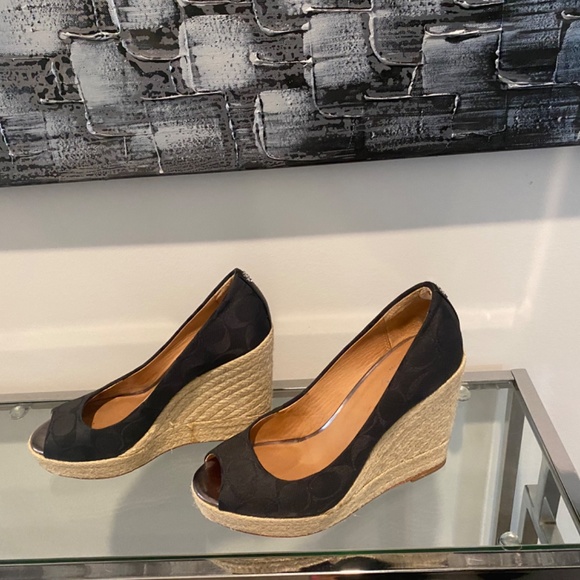 Coach espadrille wedge sandals - Picture 5 of 5